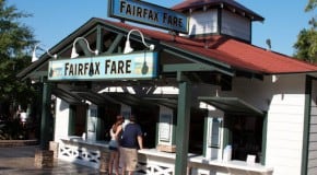 Fairfax Fare Menu: Hollywood Studio