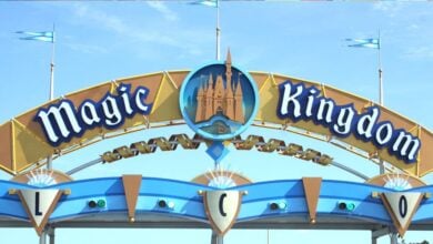 Magic Kingdom Entrance Sign
