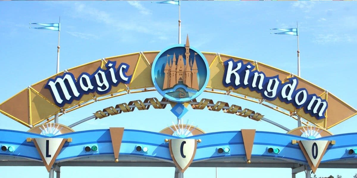 Magic Kingdom Entrance Sign