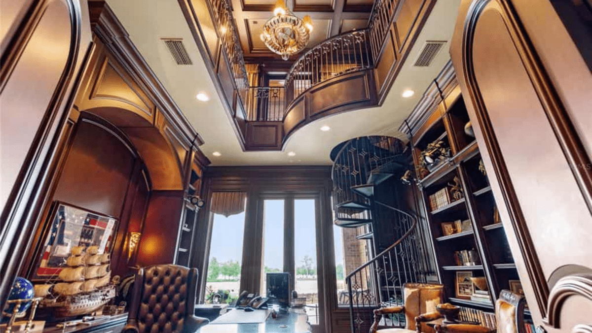 mansion library