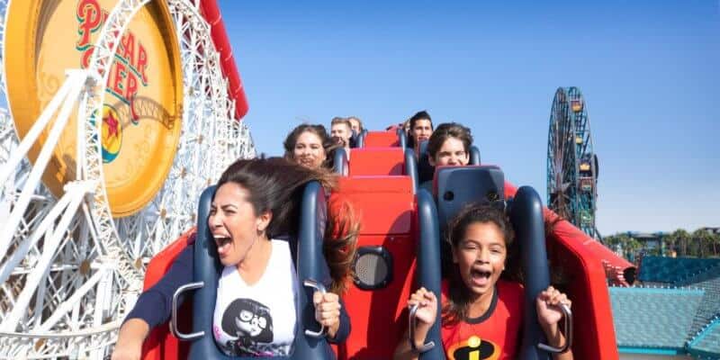 Incredicoaster Pixar Pier Disney California Adventure