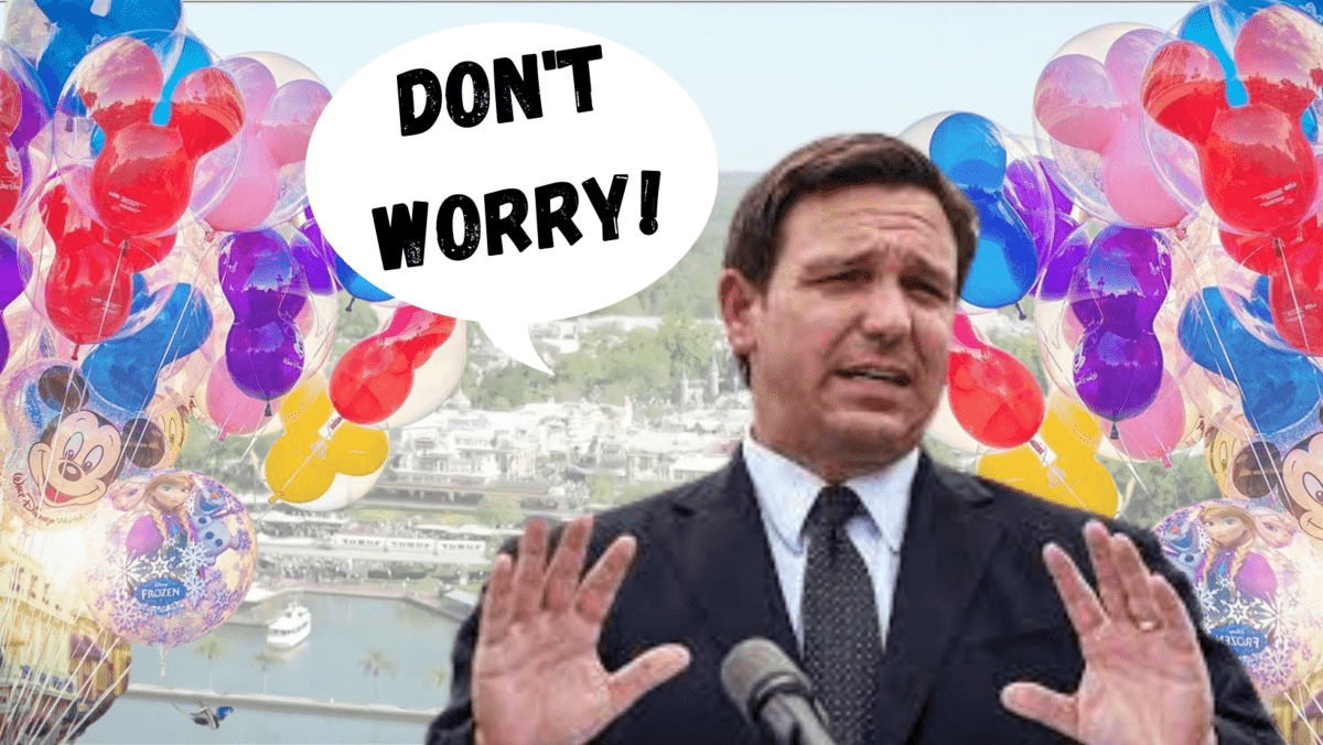 Ron DeSantis Disney mickey balloons