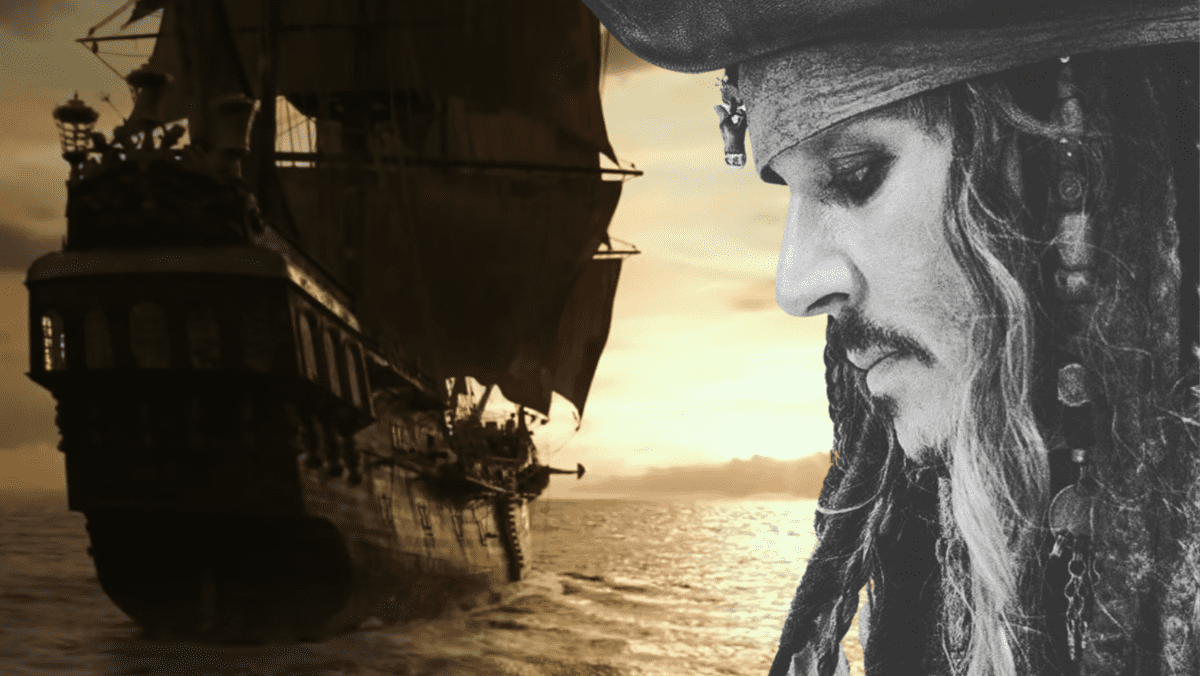 captain jack sparrow black pearl ship disney