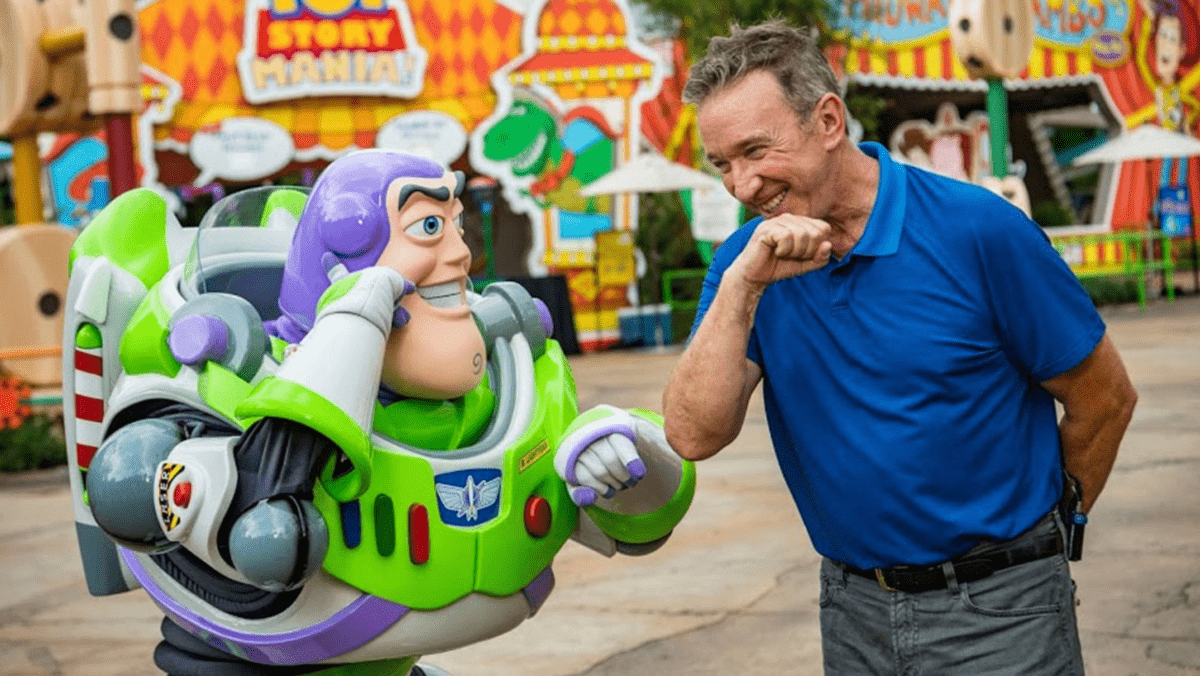 buzz lightyear tim allen toy story land disney world
