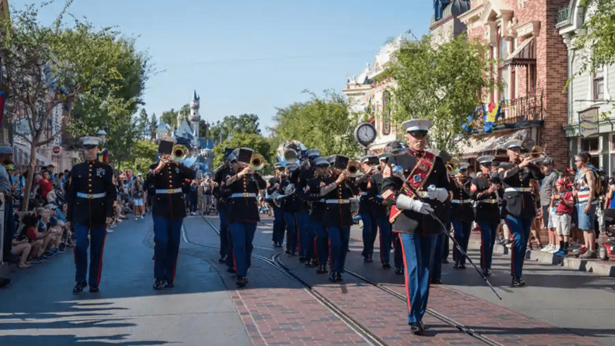 military band disneyland