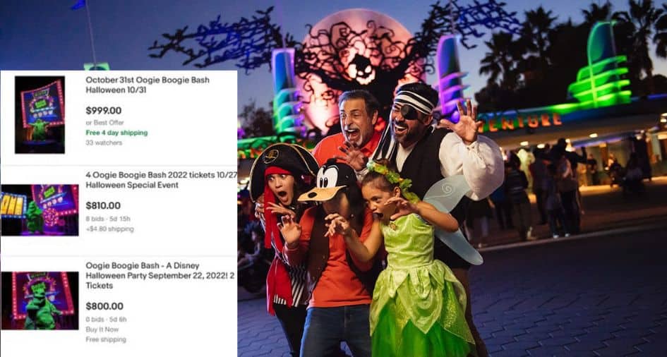 Scalpers Once Again Out In Force This Time For Disney Halloween Party Disney Dining