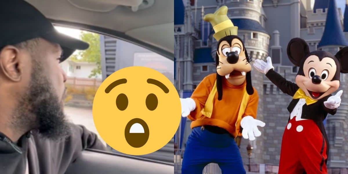 Man ordered food with goofy and mickey voice