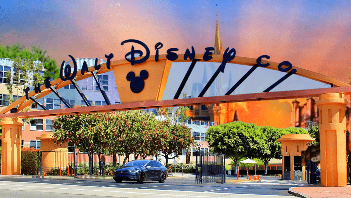 walt disney company entrance