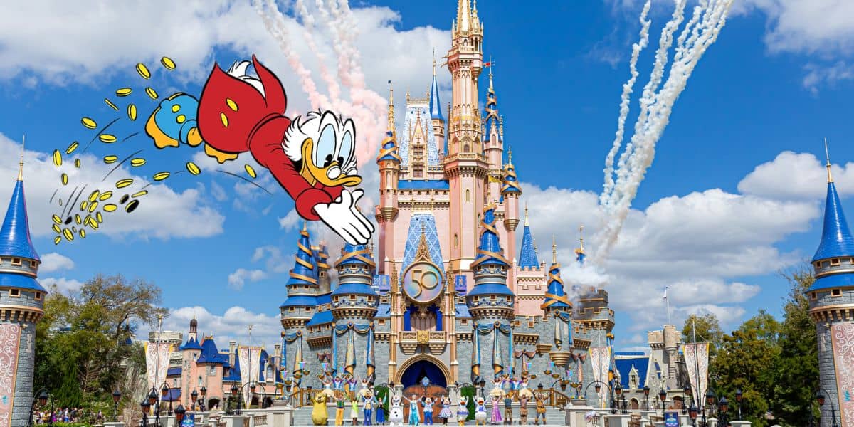 Scrooge at Magic Kingdom