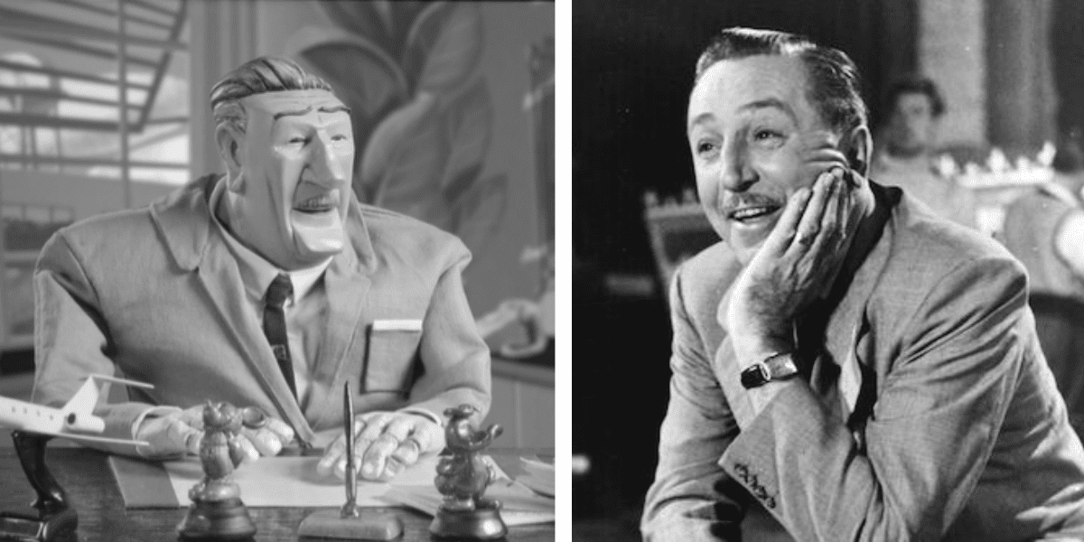 stop motion puppet of walt disney and walt disney