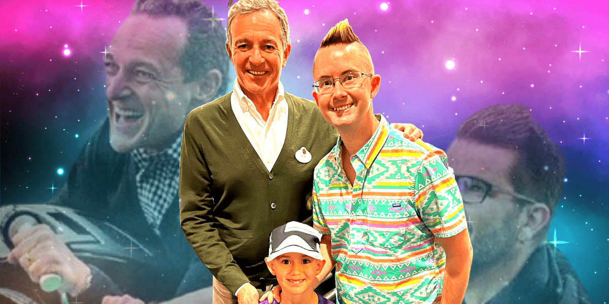 bob iger and guest at disney world