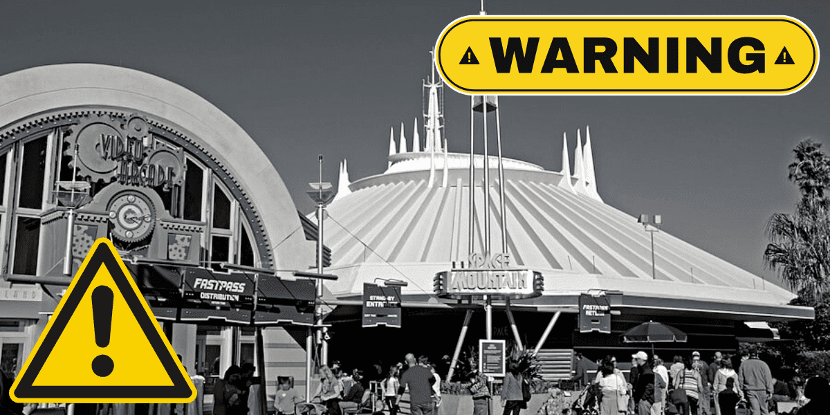 space mountain warning signs
