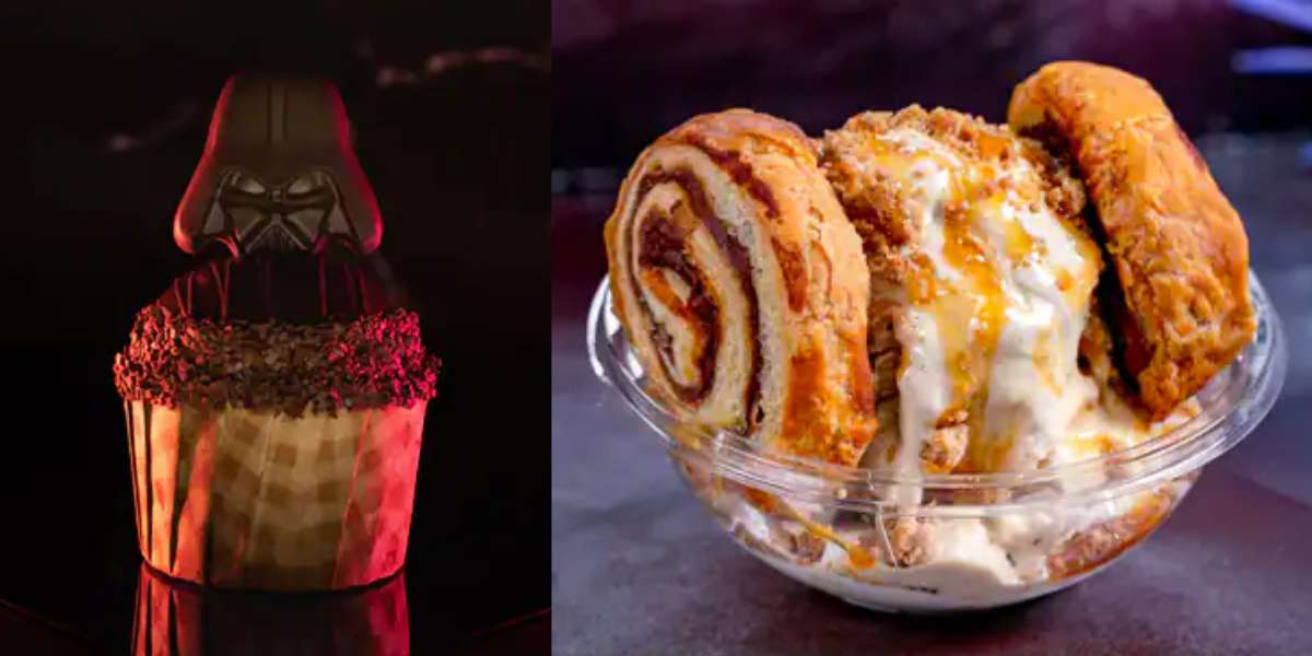 Darth vader princess leia cinnamon buns disneyland resort 'star wars' treats may the 4th