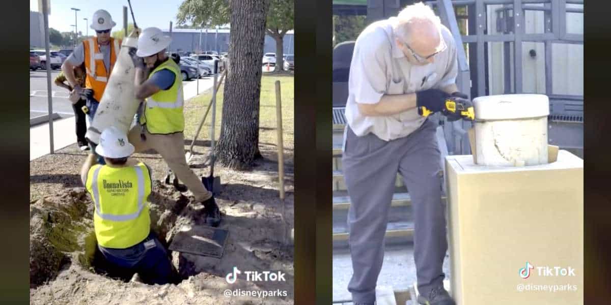 Disney's Animal Kingdom, buried a time capsule to be opened on April 22, 2023