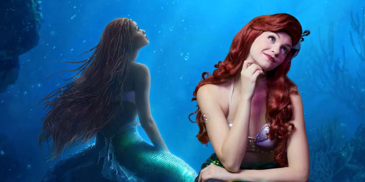 halle bailey ariel meet and greet disney