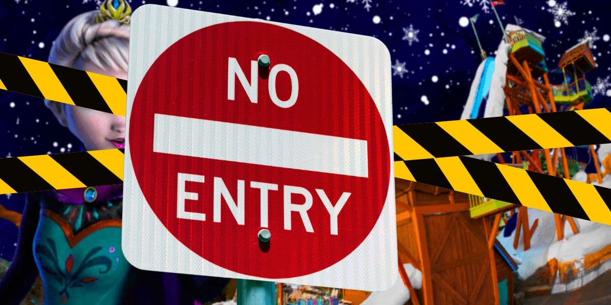 blizzard beach no entry