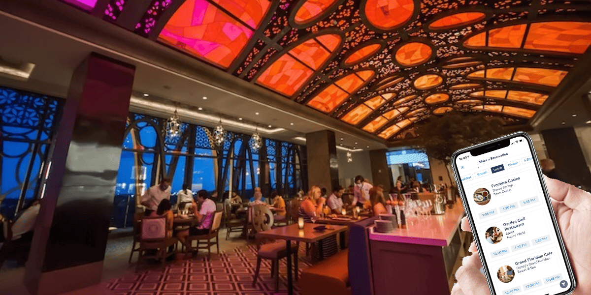 Dining reservation changes