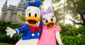 Donald Duck and Daisy character meet and greet Disney Parks