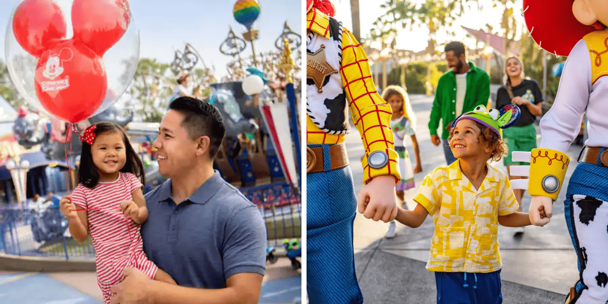 Families at Disney Park