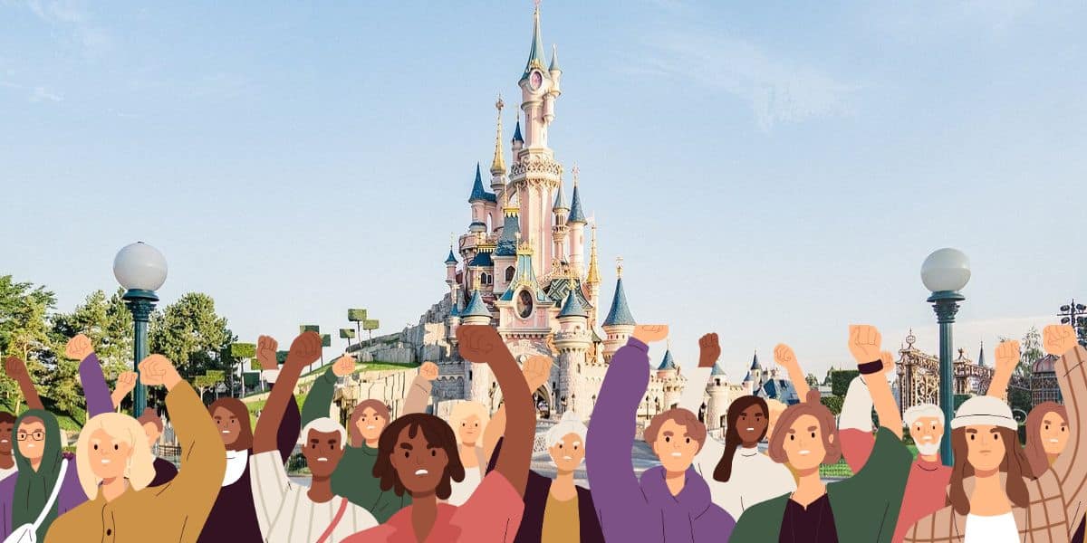 Disneyland Paris protests