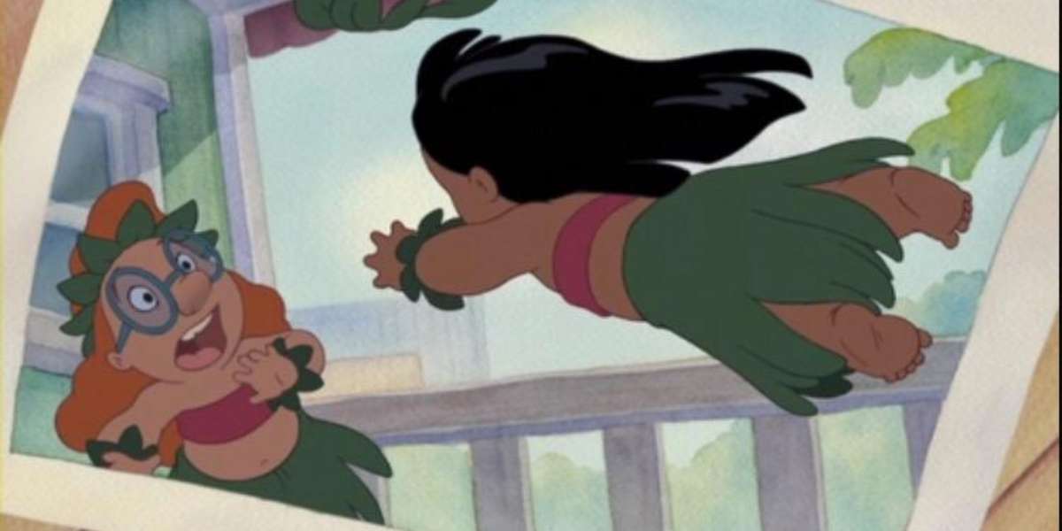 lilo and stitch disney movie fight hula skirt