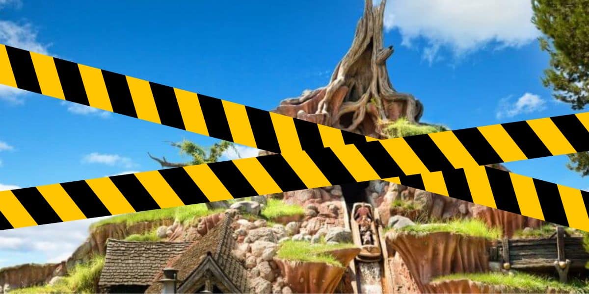 Splash Mountain Demolition