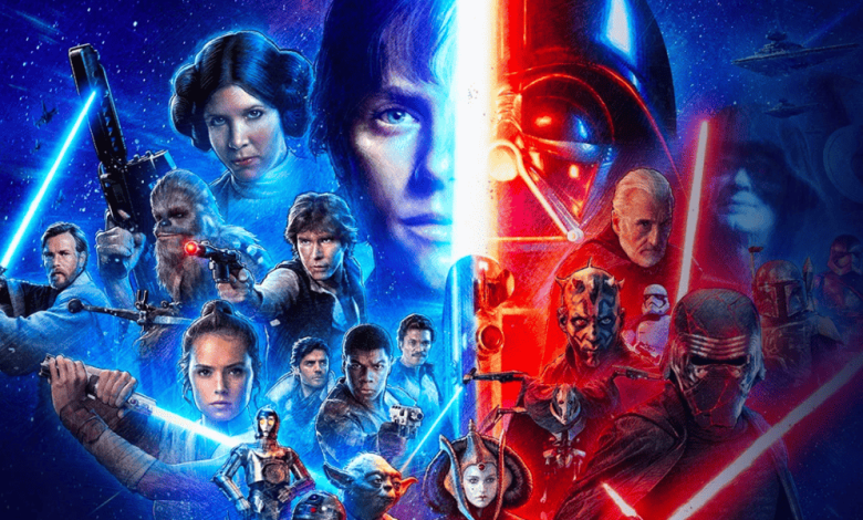 Collage of 'Star Wars' characters