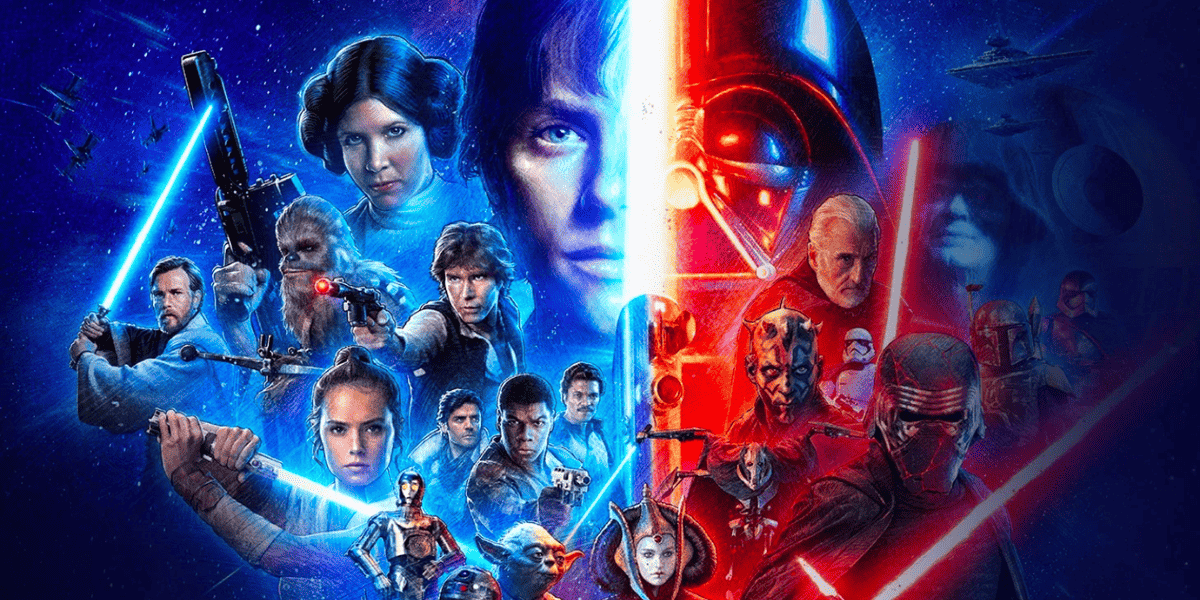 Collage of 'Star Wars' characters