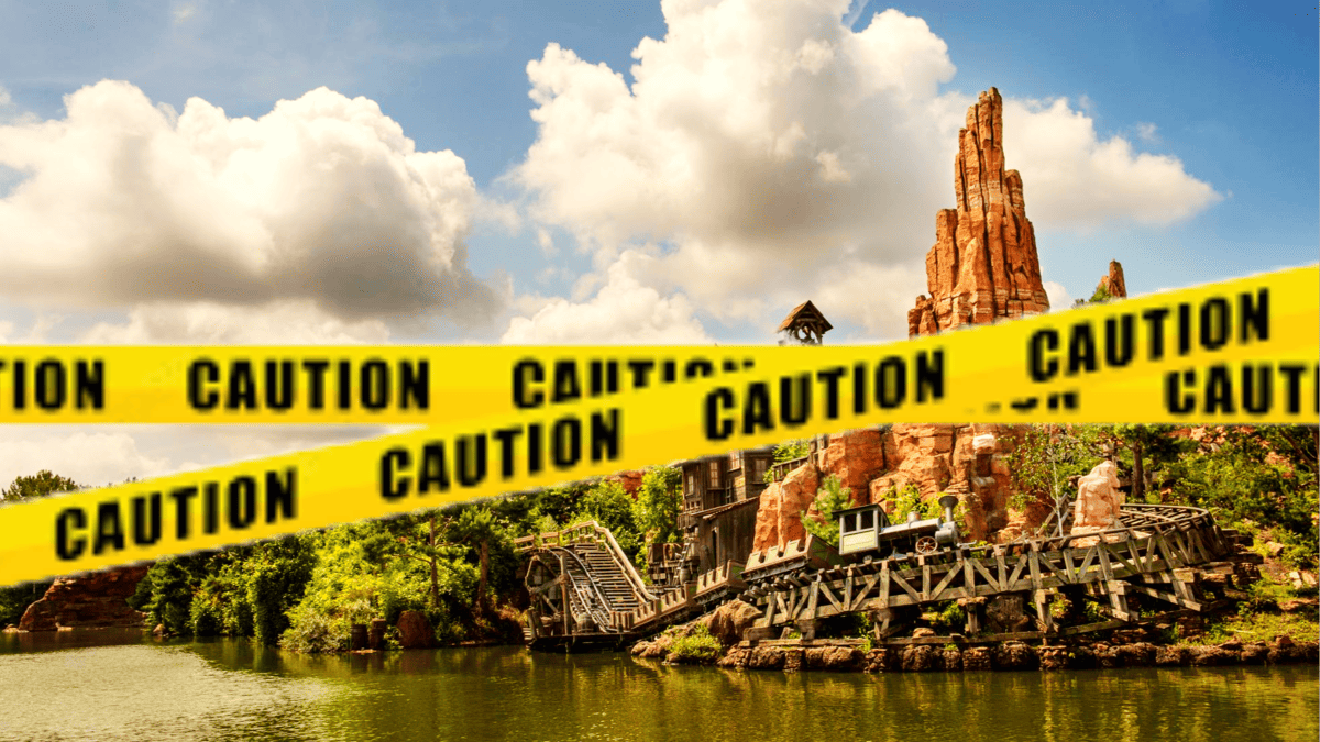 Guest jumps out of big thunder mountain