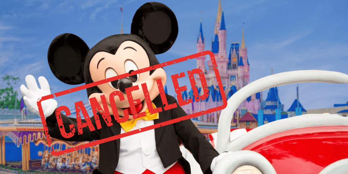 mickey mouse, cancelled