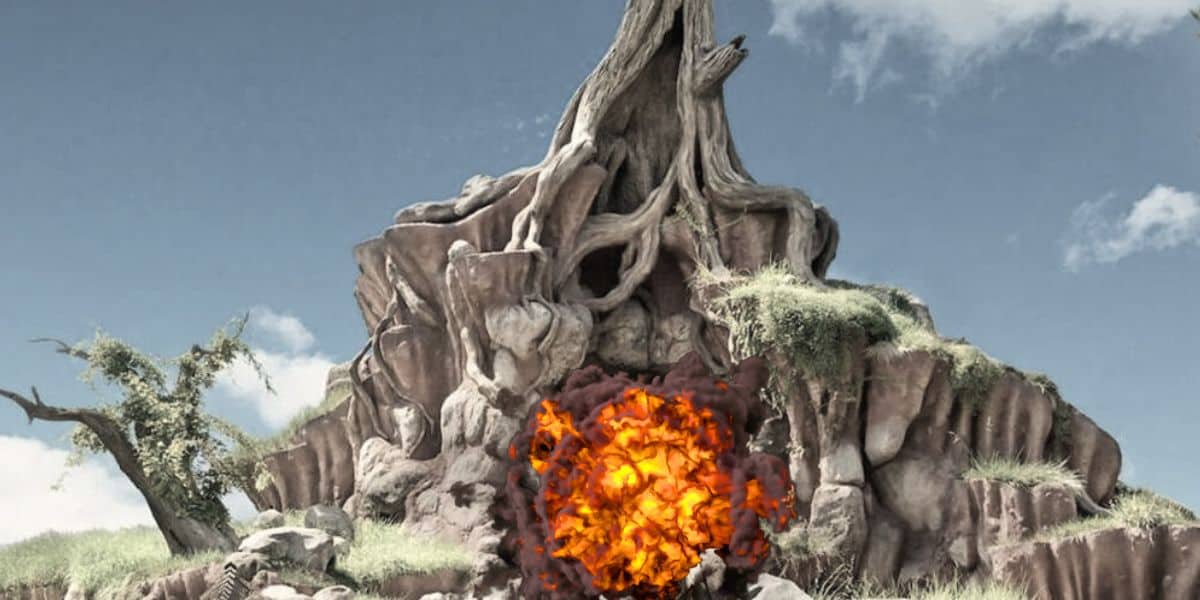 splash mountain explosion