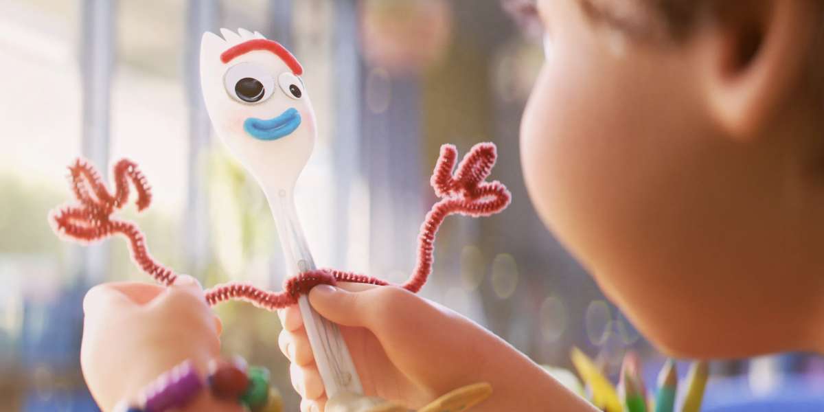toy story's forky trash homemade toy googly eyes buzz lightyear woody child forky craft sporks toy story franchise disney pixar