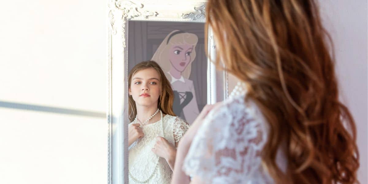 Disney princess mirror