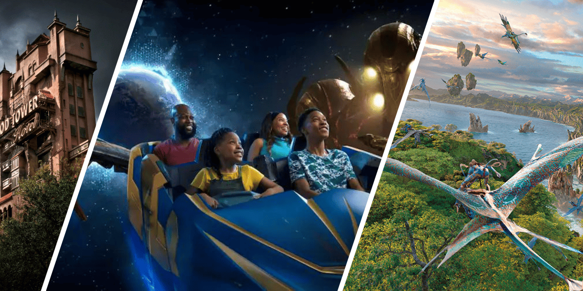 tower of terror, guardians of the galaxy: cosmic rewind, avatar flight of passage, popular attractions