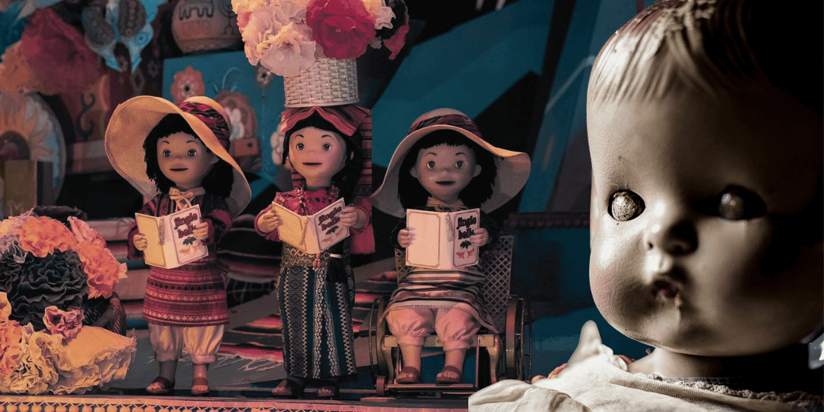 it's a small world, dark, creepy, creepy baby doll