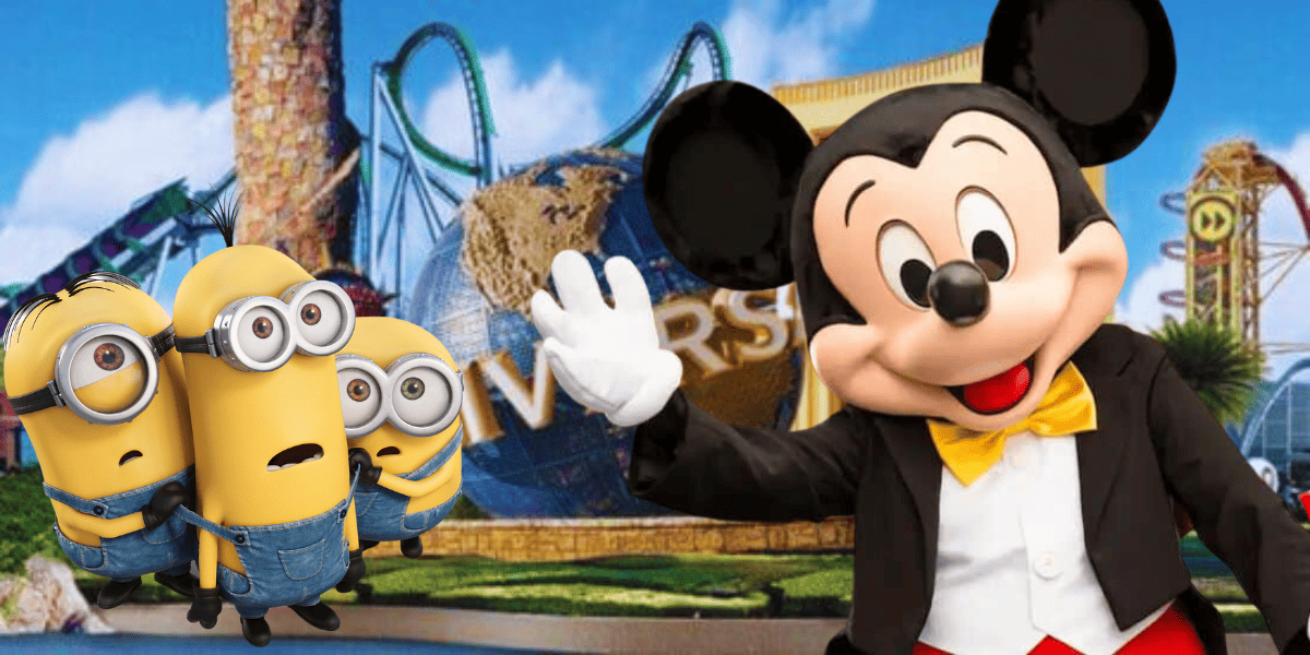 minions afraid of mickey, minions ride failing, disney wins, universal misses the mark