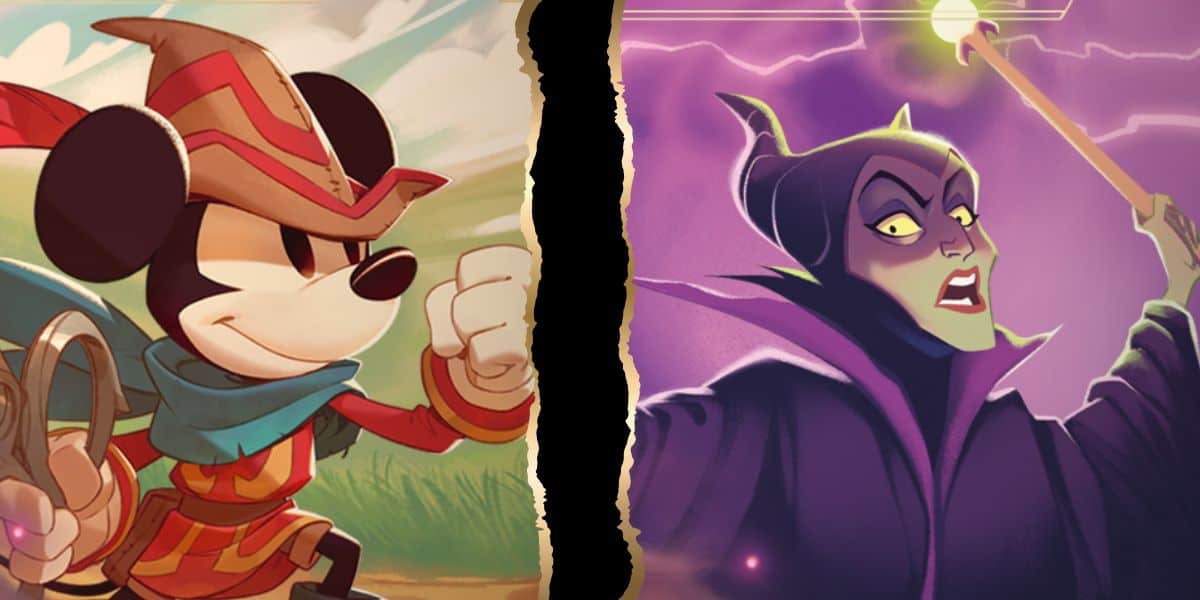 Disney Lorcana Mickey Mouse vs Maleficent