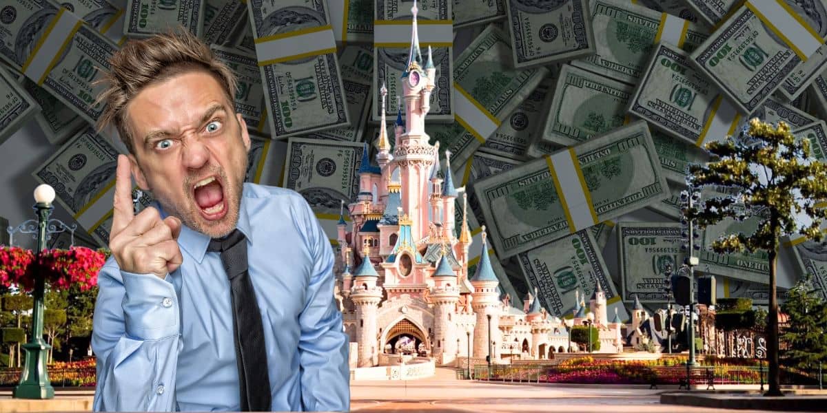 Disney angry man money