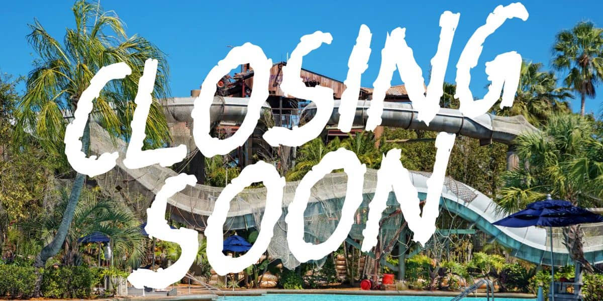 Typhoon Lagoon Closing