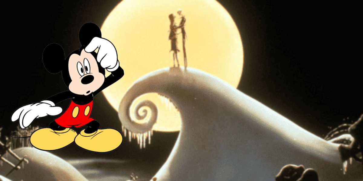 nightmare before christmas and Mickey Mouse
