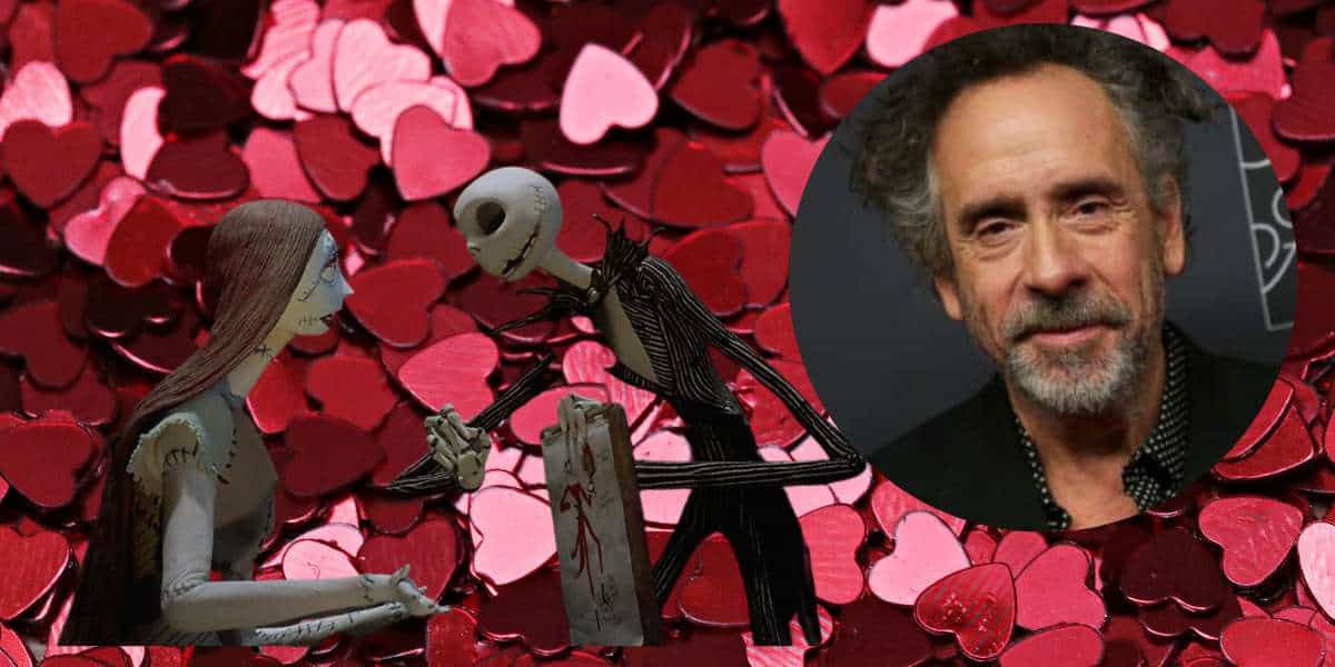 tim burton and Jack and Sally