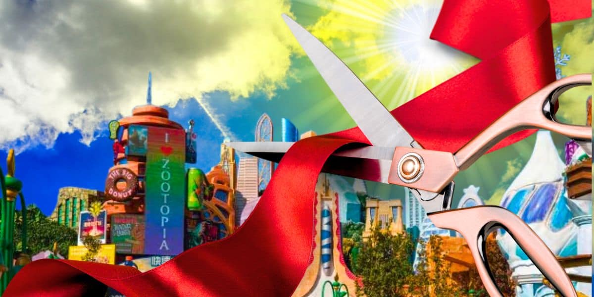 grand opening zootopia land