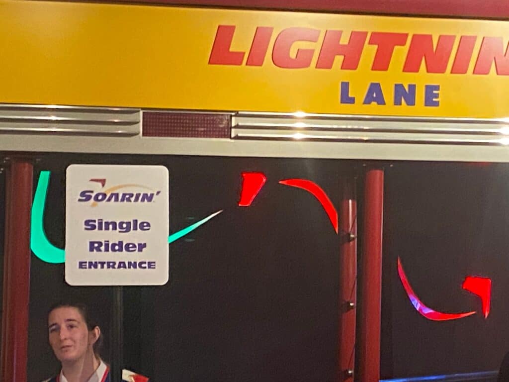 Single Rider Text Popular Disney Ride Now Offering Single Rider Line!