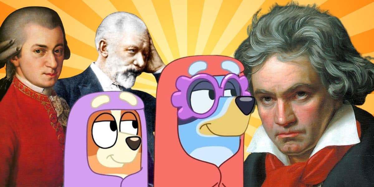 classical musicians and bluey