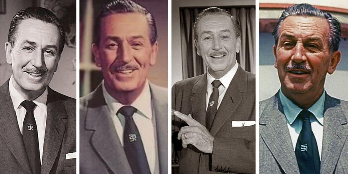 walt disney emblem on his necktie