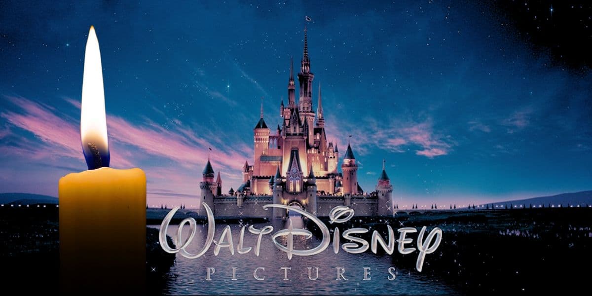 walt disney pictures logo and candle