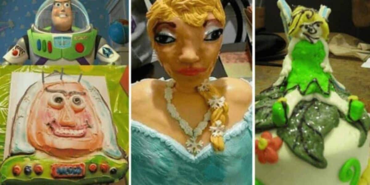 Disney Theme Ugly Cakes