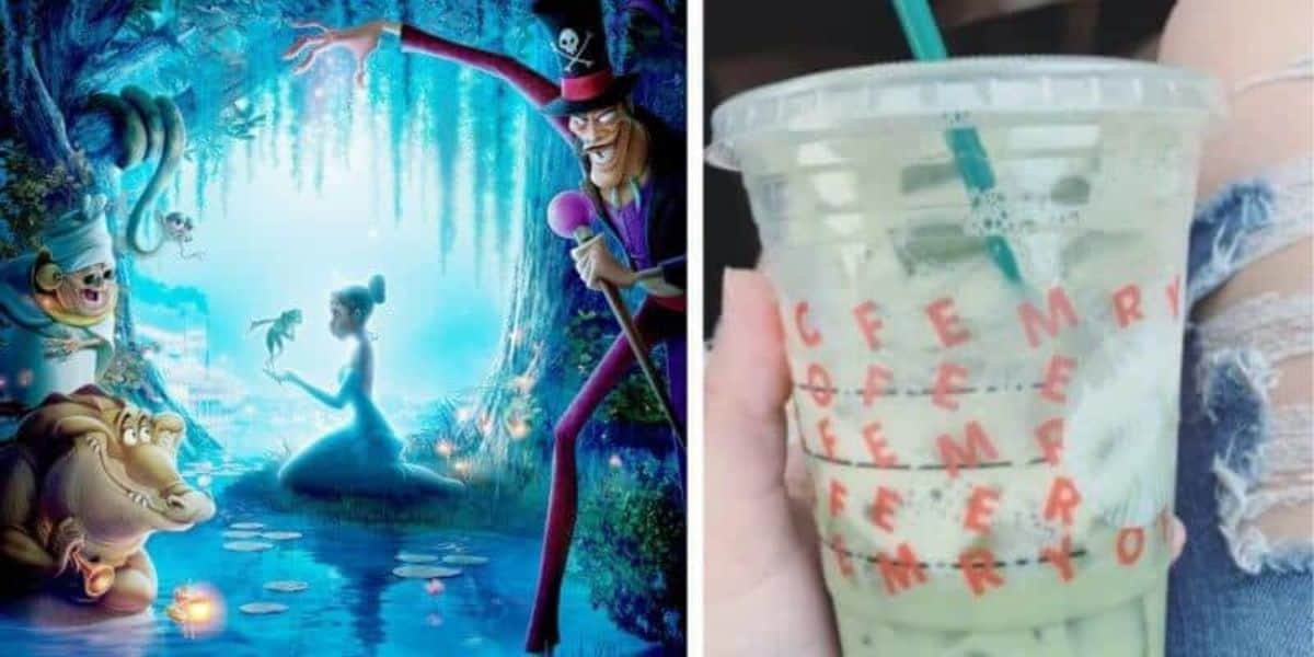 Disney Tiana Matcha Latte