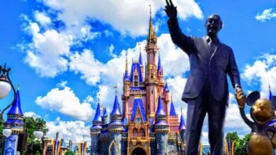 partners statue magic kingdom disney world cinderella castle