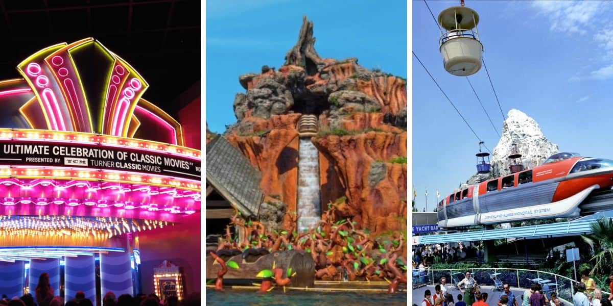 Long Gone Disney attractions